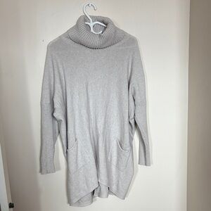 Cozy Gray Turtleneck Sweater